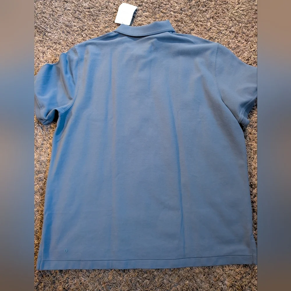 NWT L.L. Bean Blue Vintage Indigo Cotton Traditional Fit Polo Men's XL - Picture 6 of 6